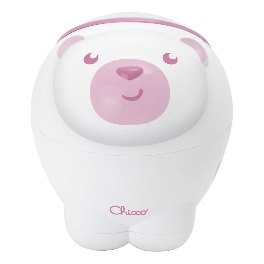 Chicco - Projektor för barn 2i1 POLAR BEAR rosa