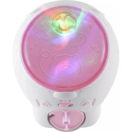 Chicco - Projektor för barn 2i1 POLAR BEAR rosa