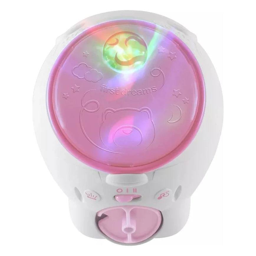 Chicco - Projektor för barn 2i1 POLAR BEAR rosa