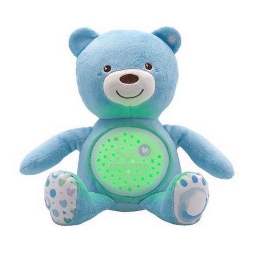 Chicco - Projektor med melodi BABY BEAR 3xAAA blå