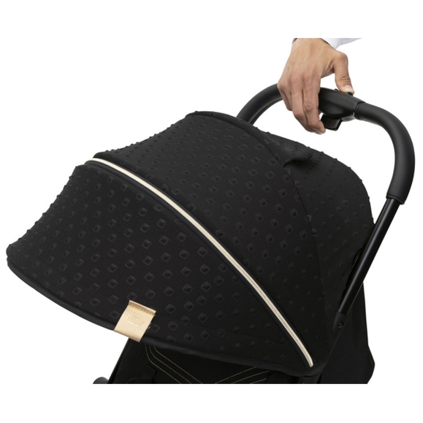 Chicco - Sittvagn GOODY XPLUS Black Re_Lux Eco+ + push bil ALL AROUND