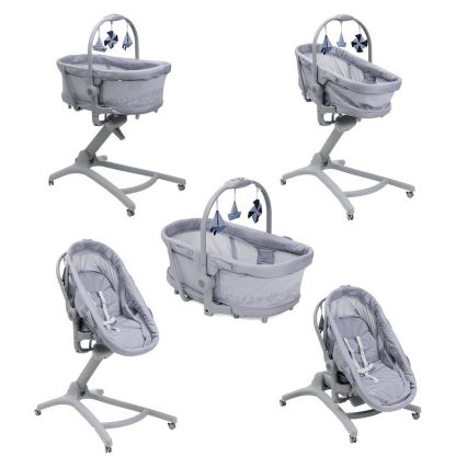 Chicco - Spjälsäng 05.01.2001 BABY HUG PRO grå