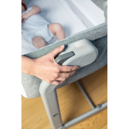 Chicco - Spjälsäng 2i1 2v1 NEXT2ME MAGIC EVO mörk