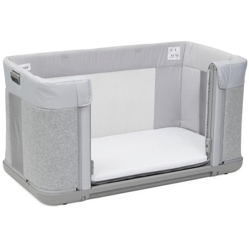 Chicco - Spjälsäng 3i1 3v1 NEXT2ME FOREVER ljusgrå
