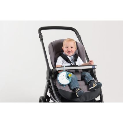 Chicco - Spjälsäng mobil med musik 3i1 NEXT2DREAMS 3xAA blå