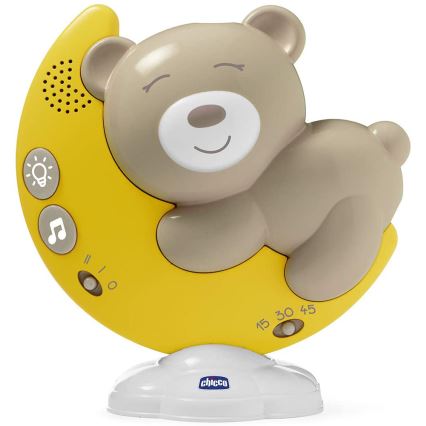 Chicco - Spjälsängsprojektor med musik 3i1 NEXT2MOON 3xAA grå