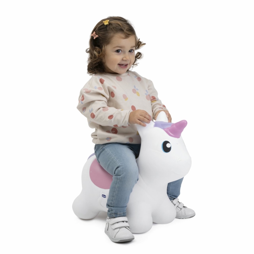 Chicco - Upplåsbar hoppleksak UNICORN