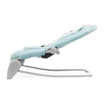 Chicco - Vibrerande vippstol med melodi BALLOON Froggy 2xAA + 1xLR20 blå