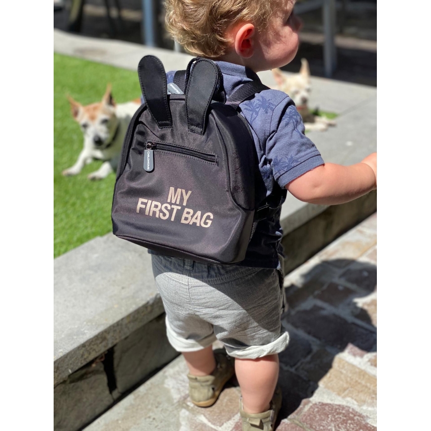 Childhome - Barnryggsäck MY FIRST BAG svart