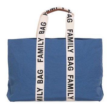 Childhome - Resväska FAMILY BAG CANVAS blå
