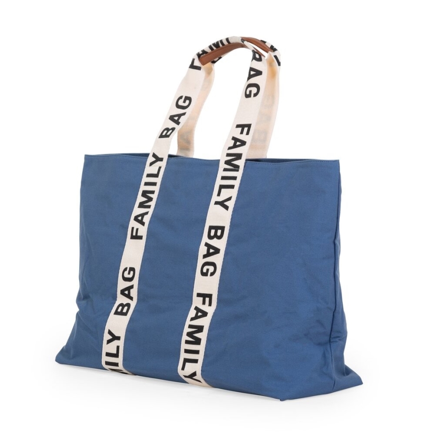 Childhome - Resväska FAMILY BAG CANVAS blå