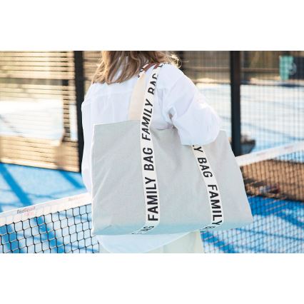 Childhome - Resväska FAMILY BAG CANVAS vit
