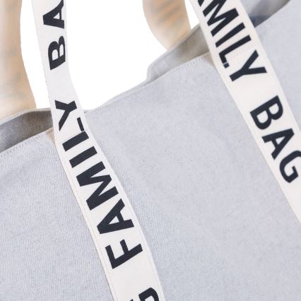 Childhome - Resväska FAMILY BAG CANVAS vit