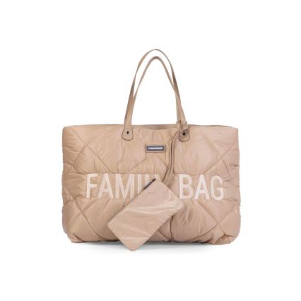 Childhome - Resväska FAMILY BAG PUFFERED grädde