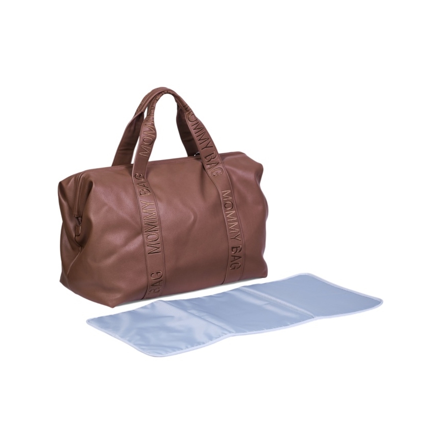 Childhome - Skötväska MOMMY BAG LEATHER brun