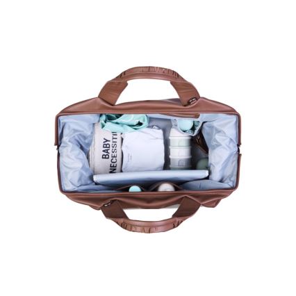 Childhome - Skötväska MOMMY BAG LEATHER brun