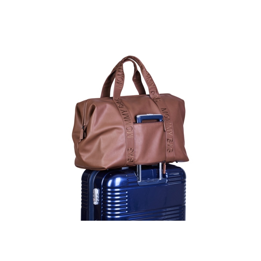 Childhome - Skötväska MOMMY BAG LEATHER brun