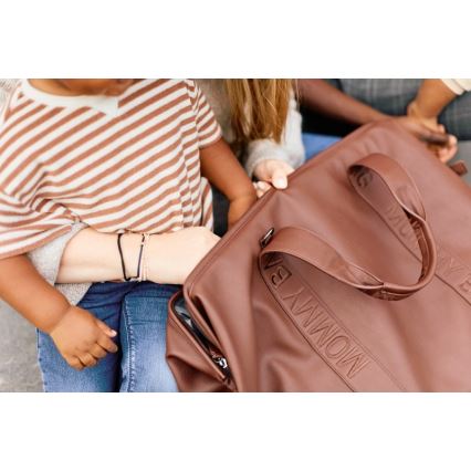 Childhome - Skötväska MOMMY BAG LEATHER brun