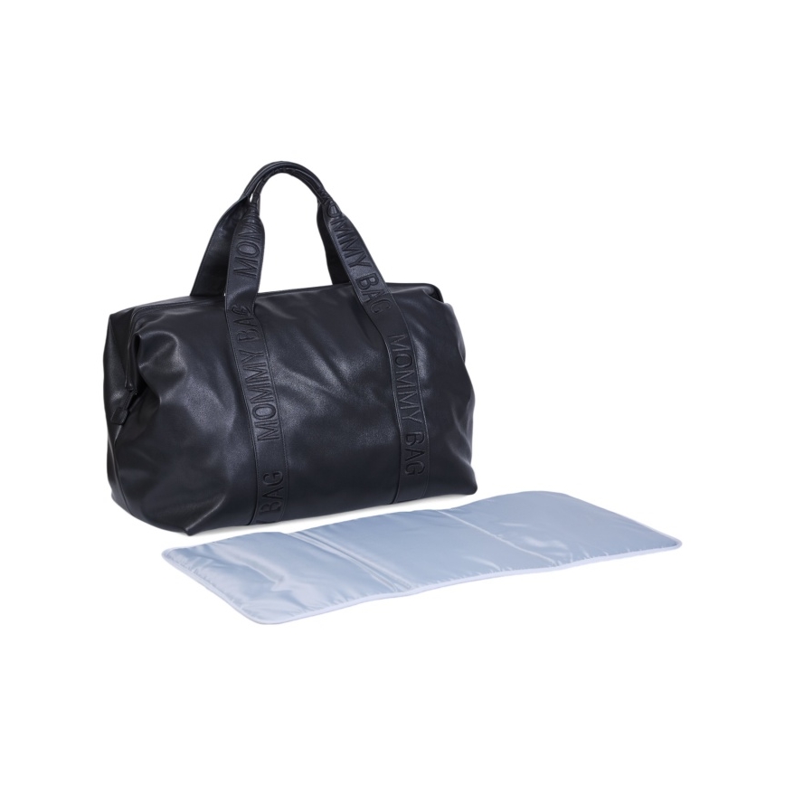 Childhome - Skötväska MOMMY BAG LEATHER svart
