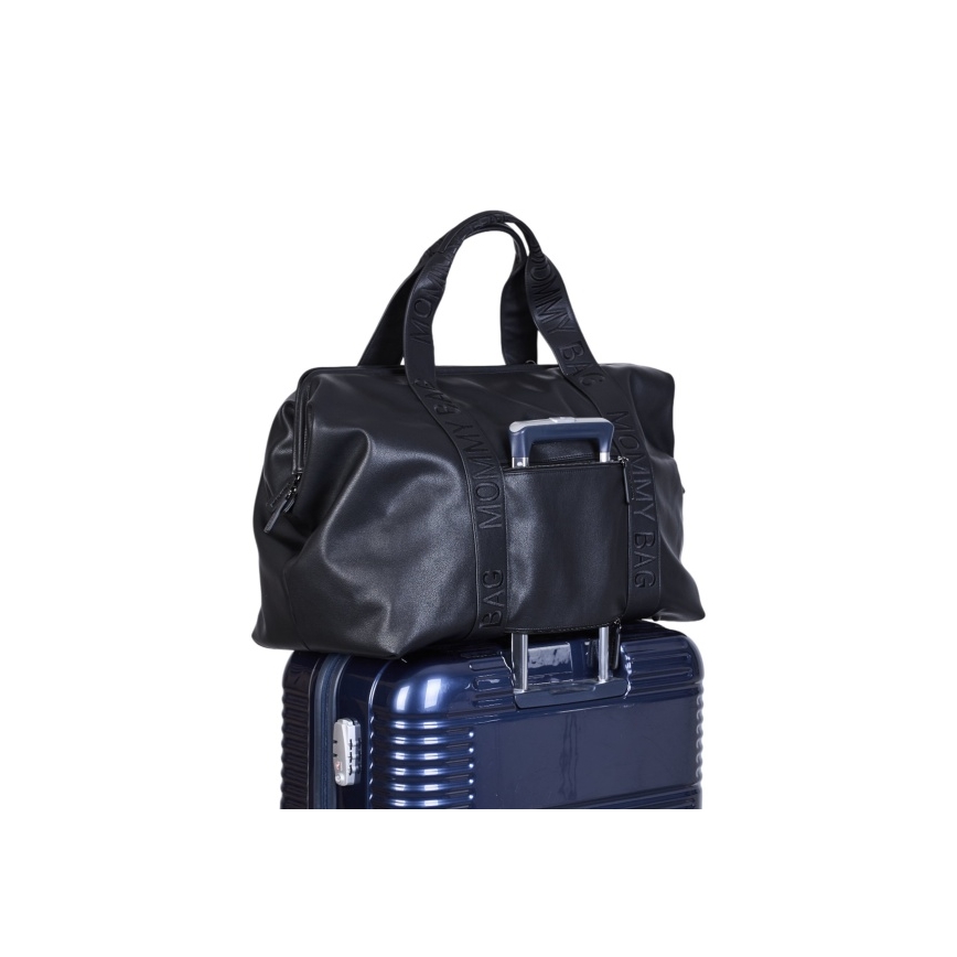 Childhome - Skötväska MOMMY BAG LEATHER svart