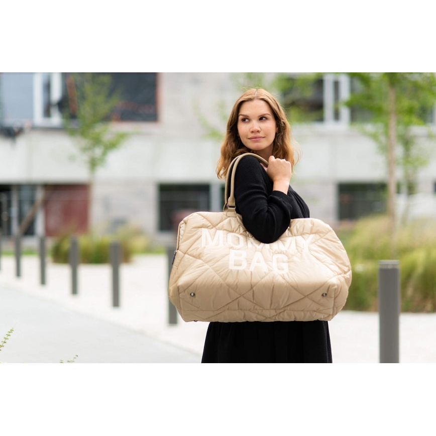 Childhome - Skötväska MOMMY BAG PUFFERED beige