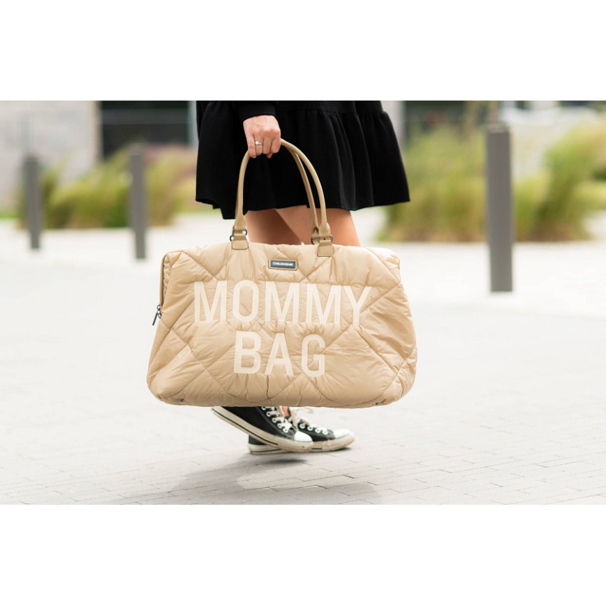 Childhome - Skötväska MOMMY BAG PUFFERED beige