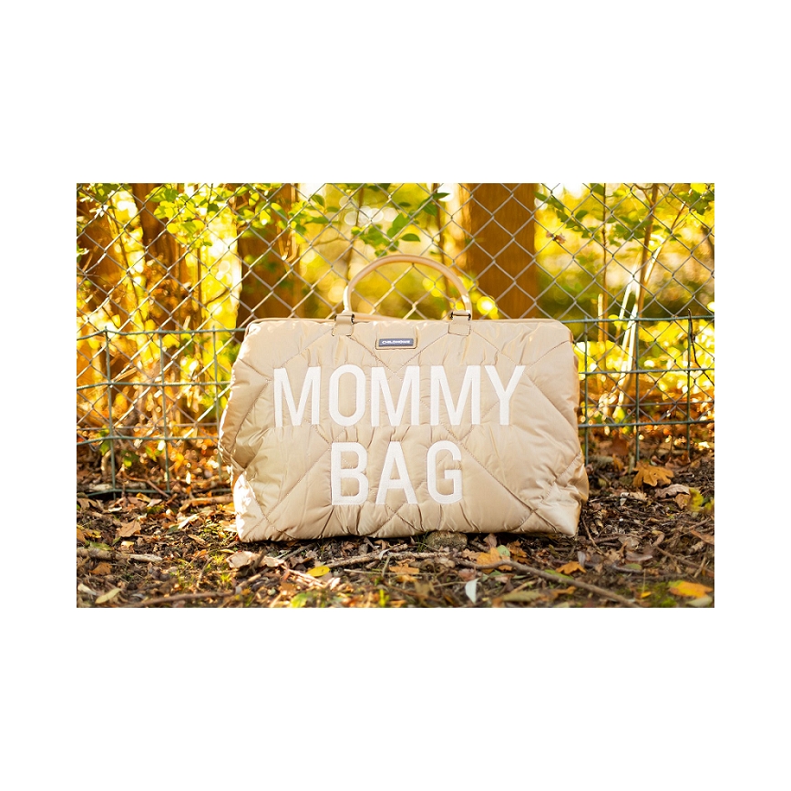 Childhome - Skötväska MOMMY BAG PUFFERED beige