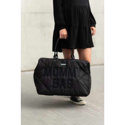 Childhome - Skötväska MOMMY BAG PUFFERED svart
