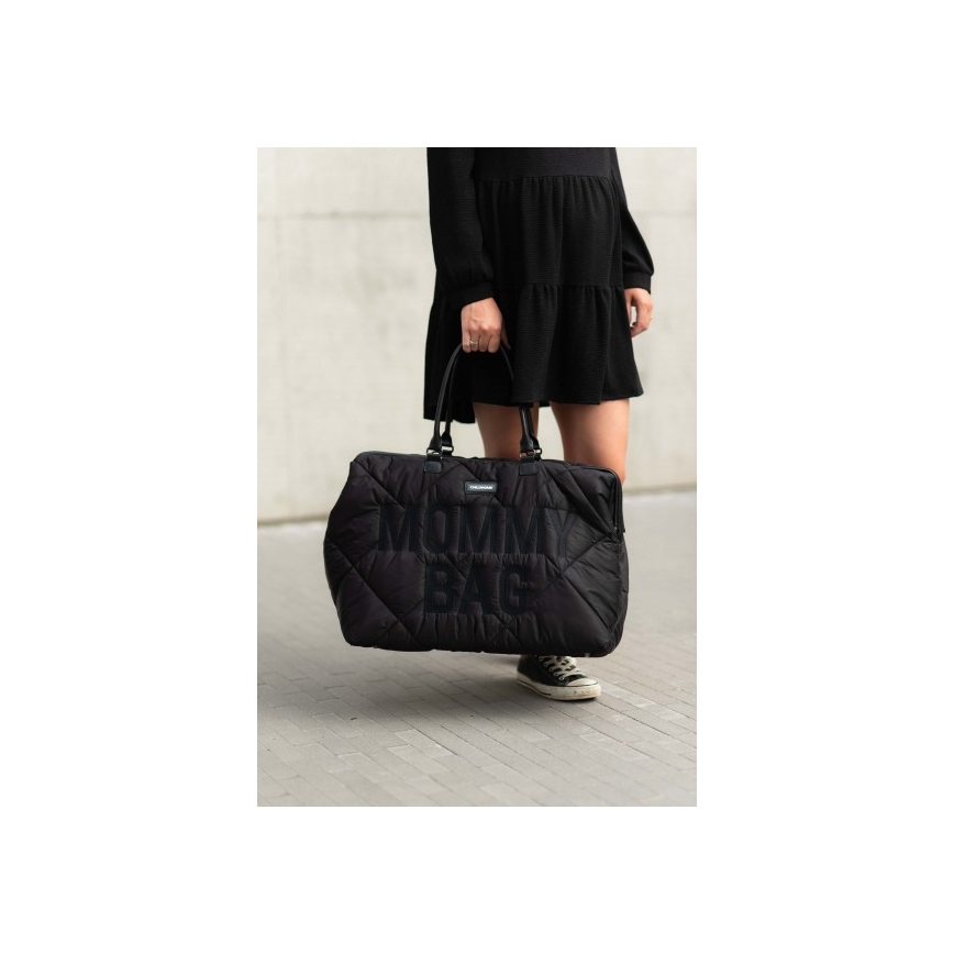 Childhome - Skötväska MOMMY BAG PUFFERED svart