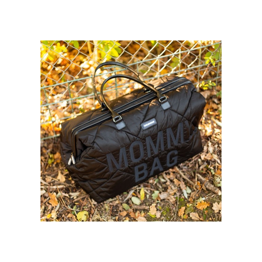 Childhome - Skötväska MOMMY BAG PUFFERED svart