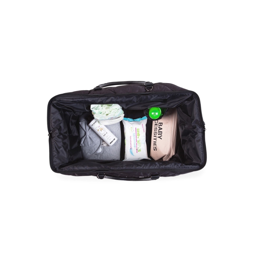 Childhome - Skötväska MOMMY BAG PUFFERED svart