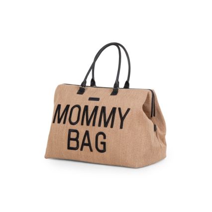 Childhome - Skötväska MOMMY BAG RAFFIA LOOK beige