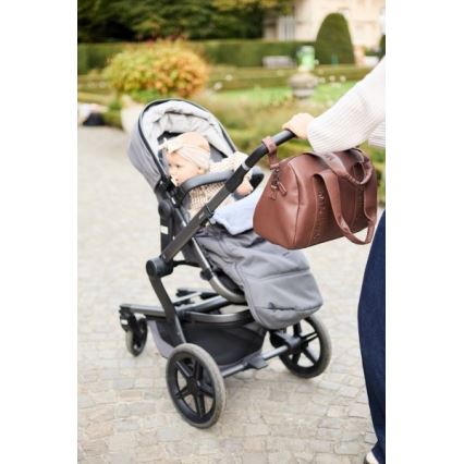 Childhome - Skötväska MOMMY CLUB LEATHER brun
