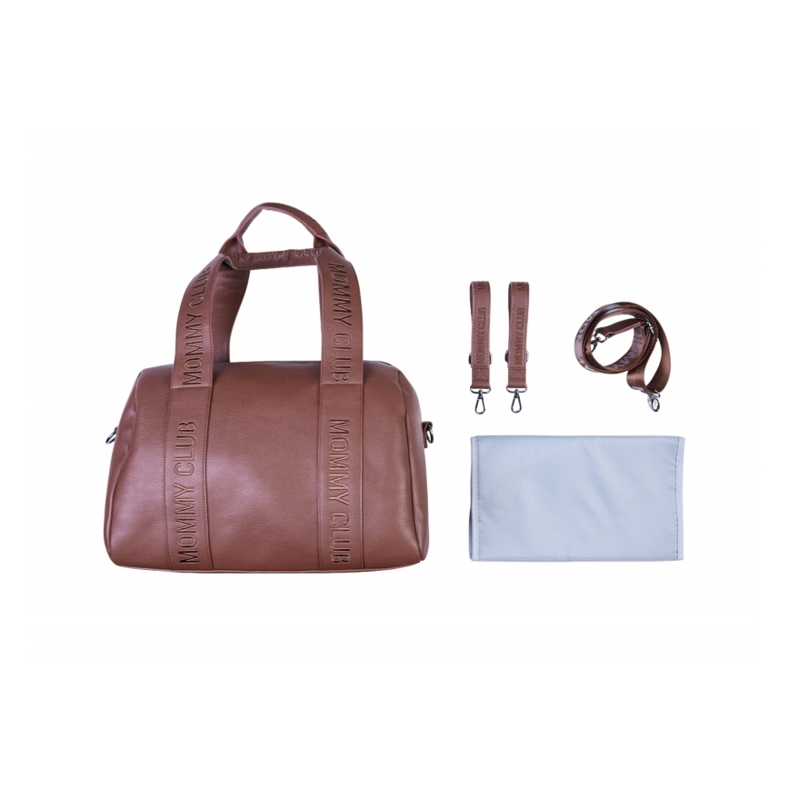 Childhome - Skötväska MOMMY CLUB LEATHER brun