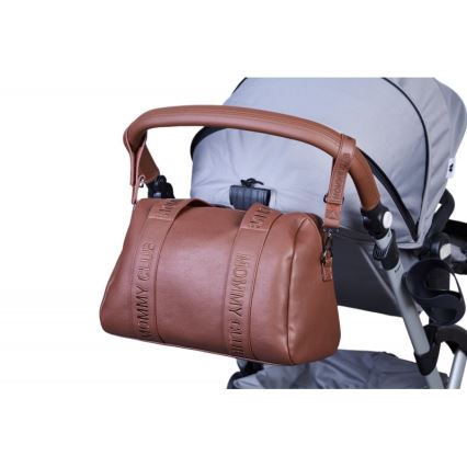 Childhome - Skötväska MOMMY CLUB LEATHER brun