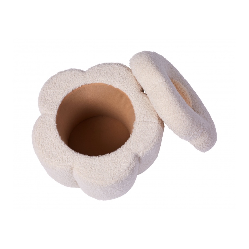Childhome - Taburett BLOMMA diameter 35 cm grädde