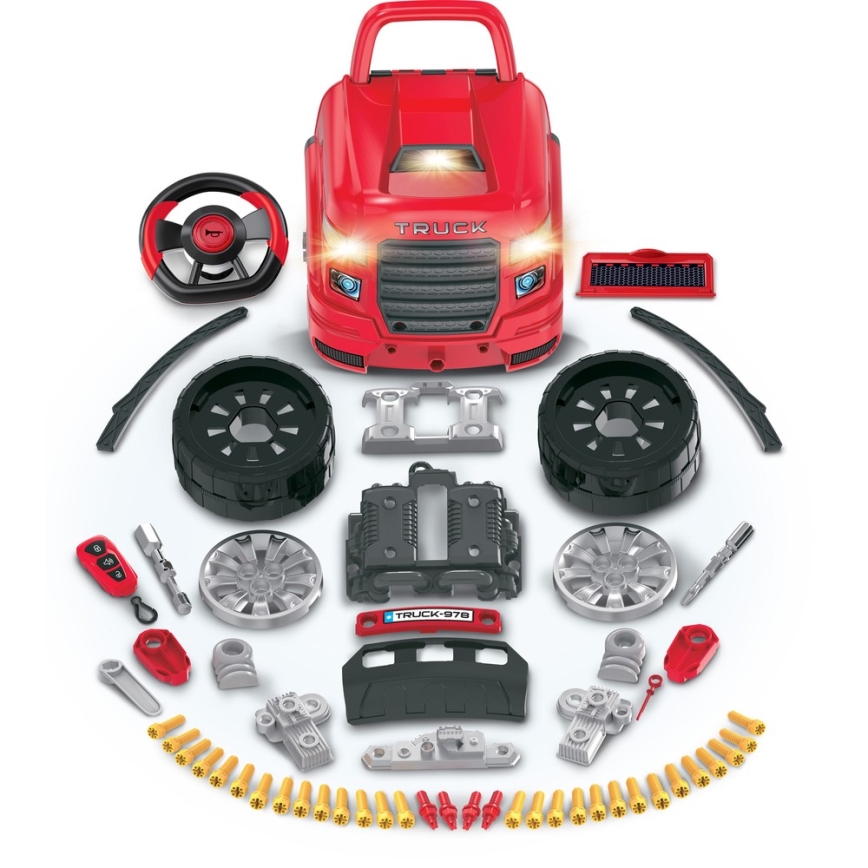 Children's car repair shop röd