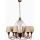 CLASSIC Pendellampa 6xE14/40W/230V bronze/beige