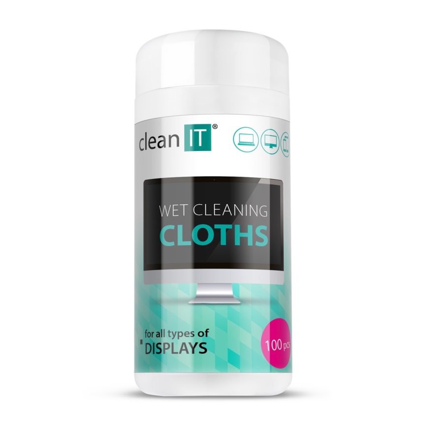 CLEAN IT CL-141 - Blöta rengöringsdukar 100 delar