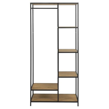 Clothes rack SARON ek/svart
