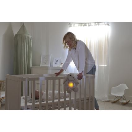 Cloud B - Goskompis med melodi och ljus kanin + USB