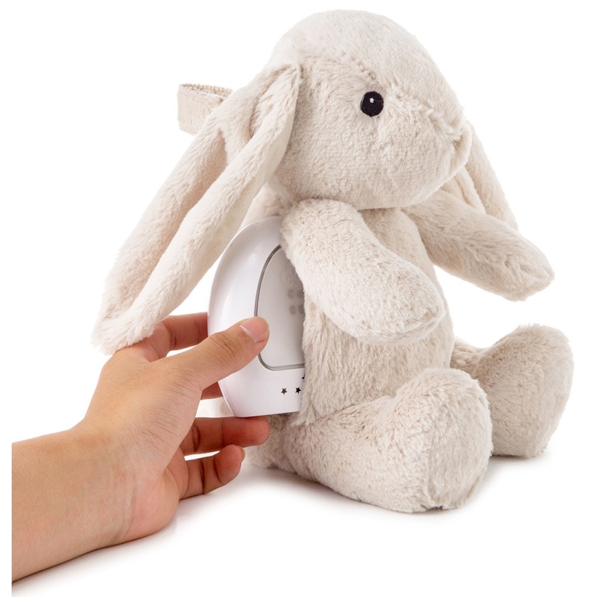 Cloud B - Goskompis med melodi och ljus kanin + USB