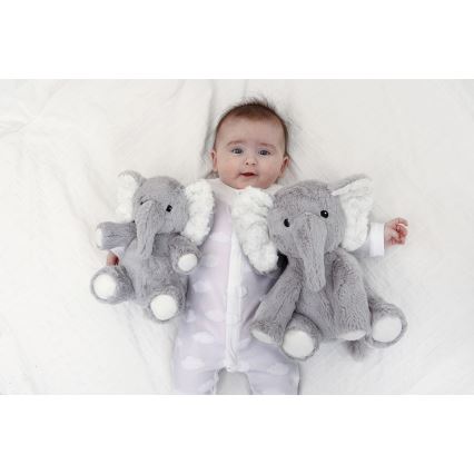 Cloud B - Snuggle buddy med en melody 2xAA elefant
