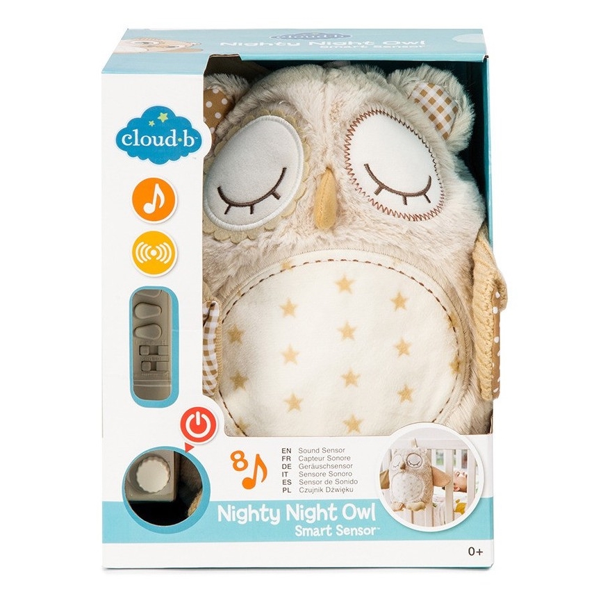 Cloud B - Snuggle buddy med en melody 2xAA uggla