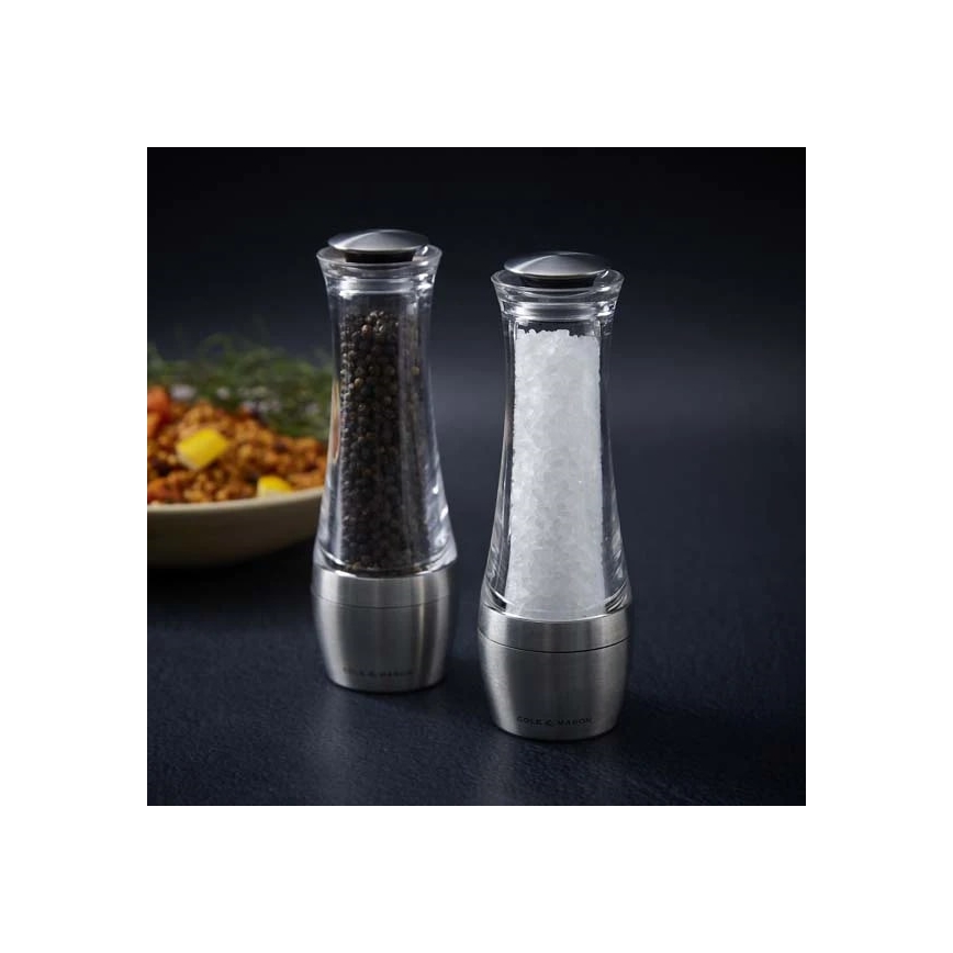 Cole&Mason - Set med salt- och pepparkvarnar AMESBURY 2 st 19 cm