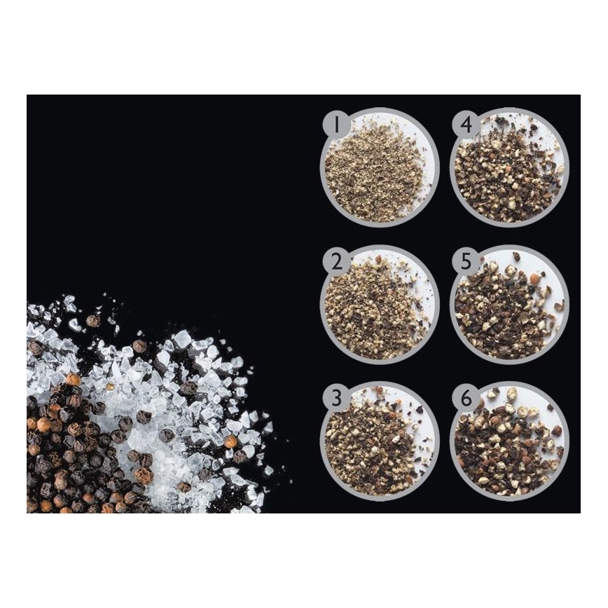 Cole&Mason - Set med salt- och pepparkvarnar DERWENT 2 st 19 cm antracit