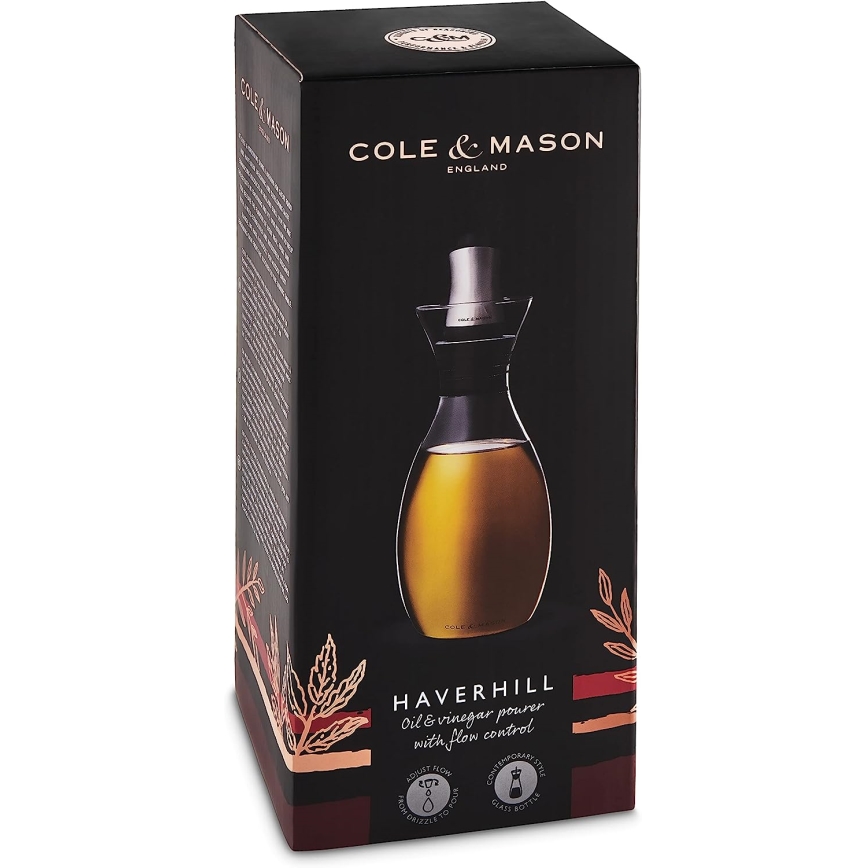 Cole&Mason - Dispenser för olja och vinäger HAVERHILL FLOW 350 ml