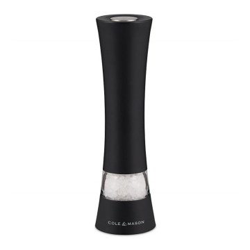 Cole&Mason - Electric grinder för salt or pepper BURFORD 4xAAA 18 cm svart