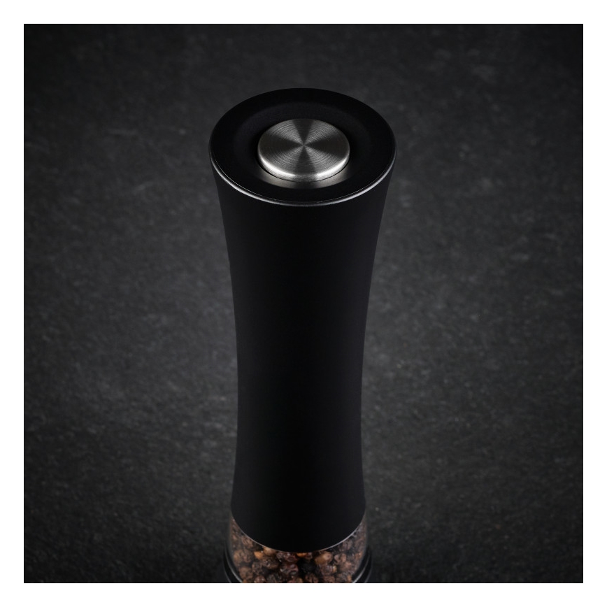 Cole&Mason - Electric grinder för salt or pepper BURFORD 4xAAA 18 cm svart