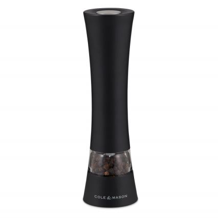 Cole&Mason - Electric grinder för salt or pepper BURFORD 4xAAA 18 cm svart